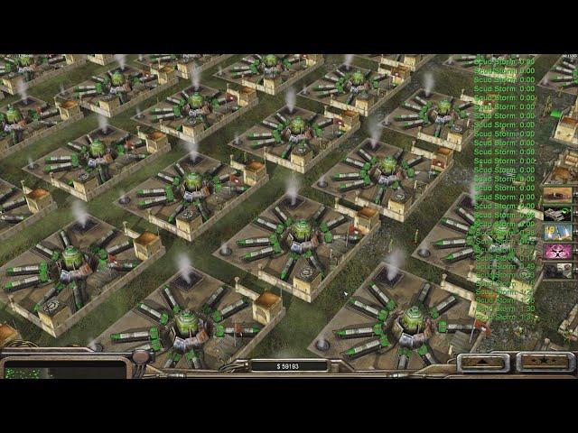 GLA Toxin - Command & Conquer Generals Zero Hour - 1 vs 7 HARD Gameplay