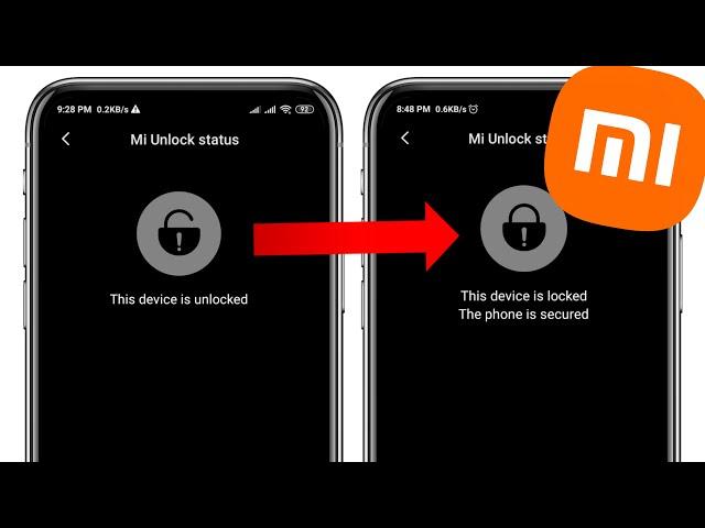 HOW TO RELOCK BOOTLOADER ON XIAOMI, POCO OR REDMI DEVICE