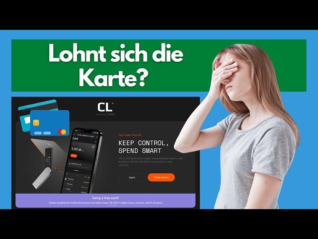 ️Meine Erfahrungen mit der Ledger Krypto Debitkarte "CL Card"