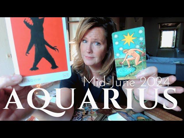 AQUARIUS : Take The FIRST STEP | Mid June 2024 Zodiac Tarot Reading