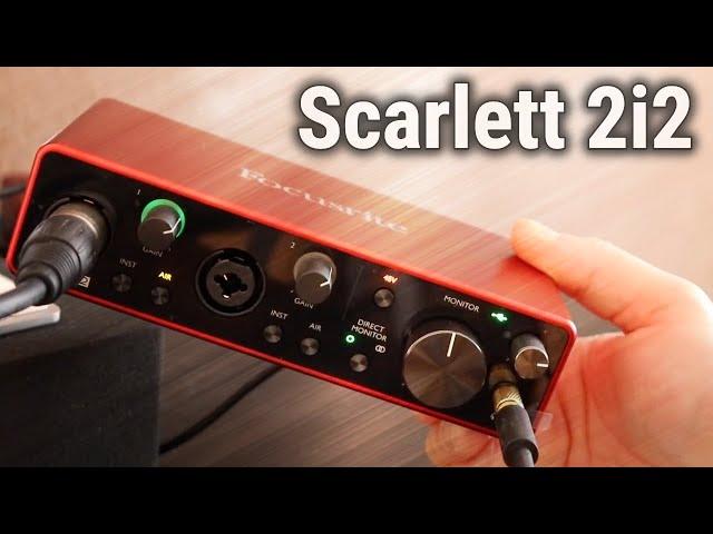 Focusrite Scarlett 2i2 3rd Gen Audio Interface Test german