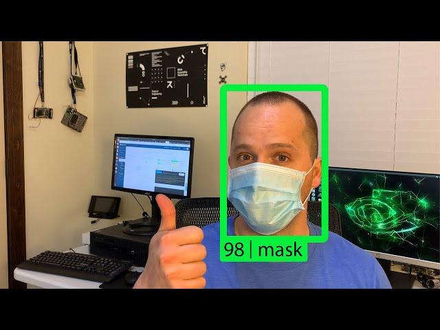 MaskCam: A Jetson Nano Smart Mask Detection Camera Using YOLOv4-tiny and TensorRT