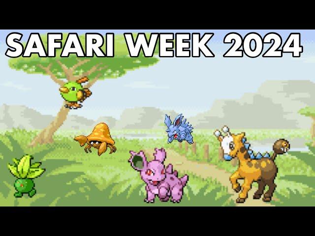 Safari Week 2024 Got Me Back Into Shiny Hunting (6 LIVE shinies in da zone)