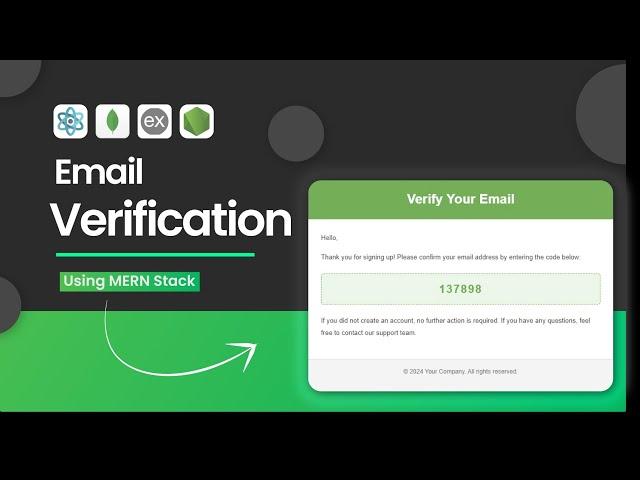 Email verification with OTP in MERN stack | Email Verification Using Node.js & Express