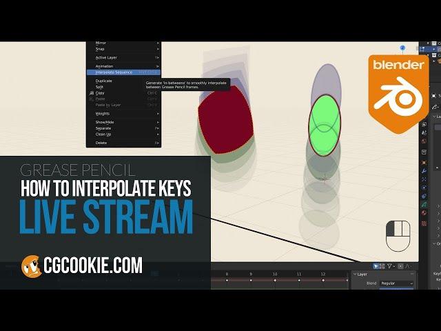 How to use Key Interpolation with Blender's Grease Pencil