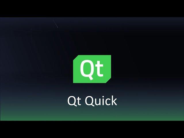 How to create a simple Qt Quick application