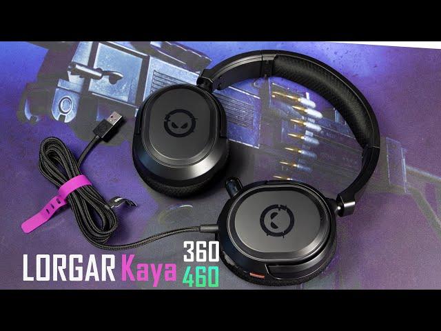 Lorgar Kaya 360 і Kaya 460  Огляд доступних по ціні гарнітур. Висувний мікрофон і RGB у Kaya 460
