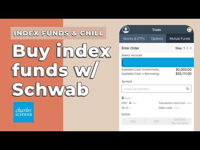 Invest in Index Funds w/ Charles Schwab Tutorial for Beginners | Millennial Money Honey