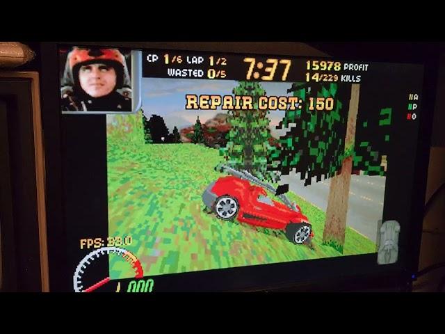 Carmageddon 68k port test Amiga 1200