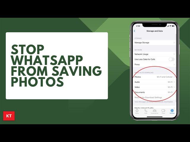 How to stop WhatsApp from saving photos