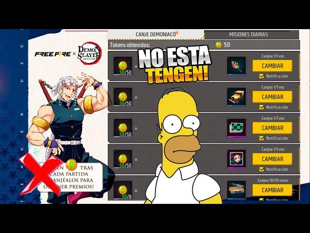 ERROR TENGEN GRATIS! CANJE DEMONIACO - OBTEN MUCHOS TOKENS MODA CON SUERTE