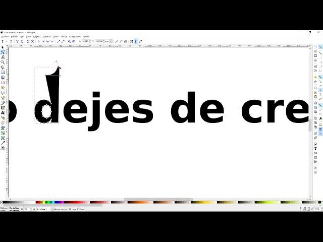 Vectorizar texto y formas