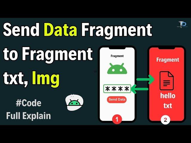 Pass / Send Data from one Fragment to Another Fragment in Android Studio