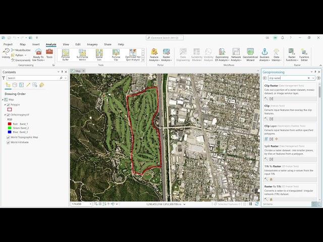 How To Clip Rasters in ArcGIS Pro