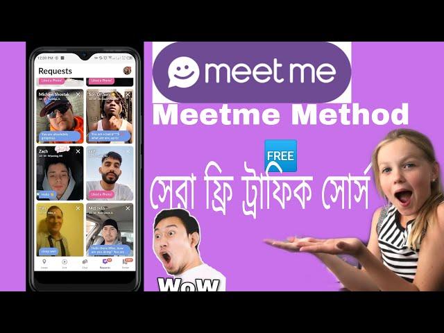 Meetme  update 2024  how to create meetme account || #trafficsource #2024 #newmethod #meetme