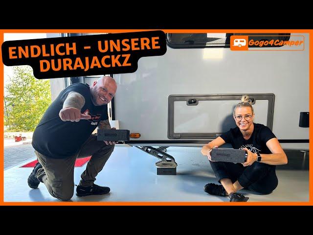 Unsere Gogo4Camper DURAJACKZ - Unterlegklötze zum Ausrichten von Wohnwagen & Wohnmobilen