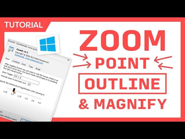 Zoom, Point, Outline, & Magnify The Screen During Presentations & Coding on Windows