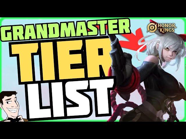 Grandmaster Honor of Kings Tier List - Best SOLO QUEUE Picks in EVERY ROLE! - HoK Tier List