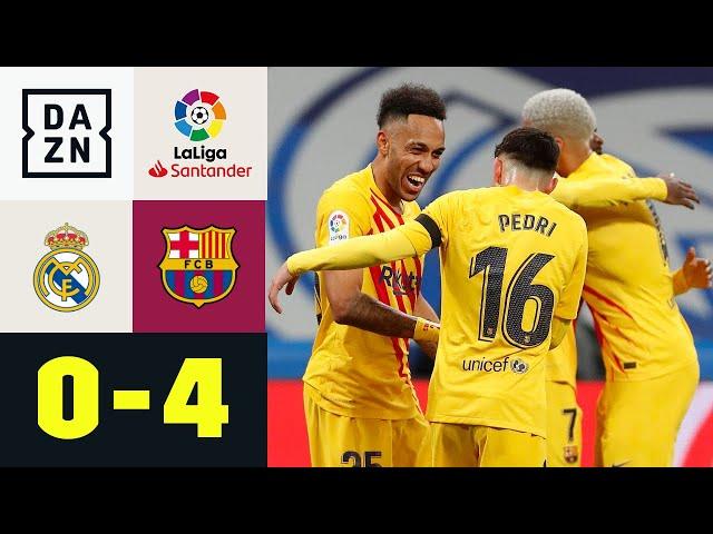 Clasico-Wahnsinn! Barca für Real eine Nummer zu groß: Real Madrid - FC Barcelona 0:4 | LaLiga | DAZN