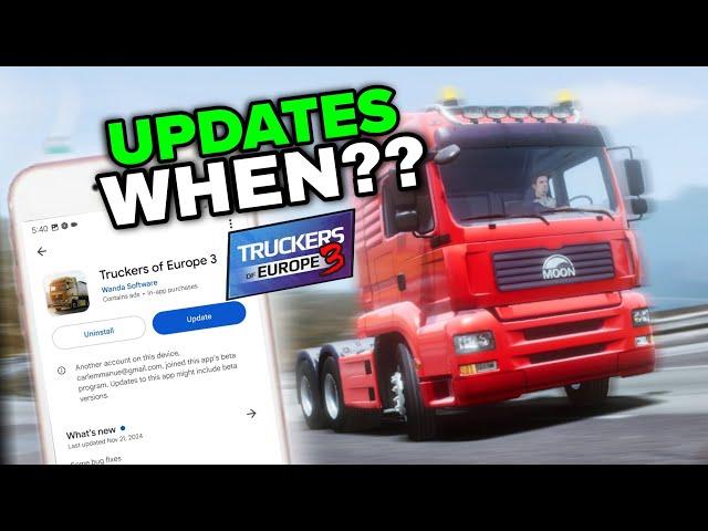 ‍Truckers Of Europe 3 NEW UPDATES WHEN?