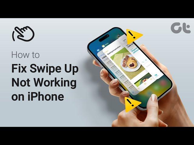 How to Fix Swipe Up Not Working on iPhone | Unable to Use Your iPhone? | Easy Fixes