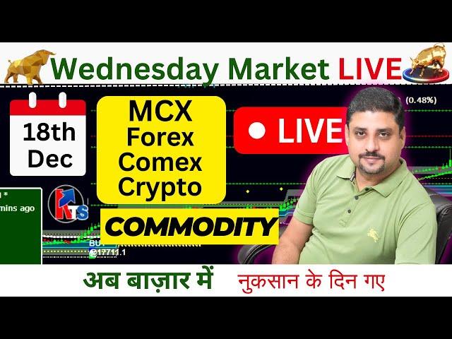 18th Dec MCX / Forex / Comex / Crypto Market Live Demo #mcx  #forextrading #cryptocurrency #crypto