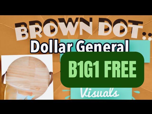 Brown dot Visuals UPC’s B1 G1 Free 2023-24