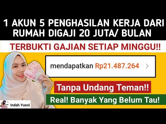 DIGAJI 20 JUTA PERBULAN DARI APLIKASI INI KERJA DARI RUMAH / CARA DAPATKAN UANG DARI INTERNET