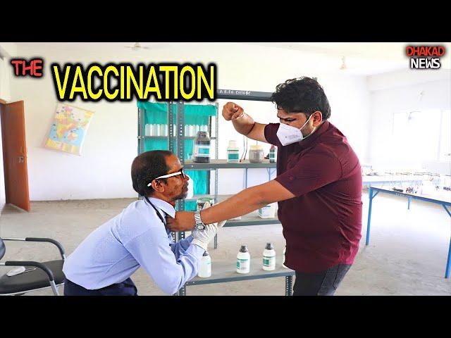 DHAKAD REPORTER 'S VACCINATION | HARSH RAJPUT