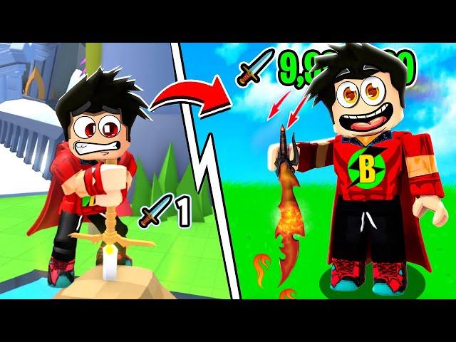 Noob vs Pro Kılıç Oyunu !! - ROBLOX Pull a Sword Simulator