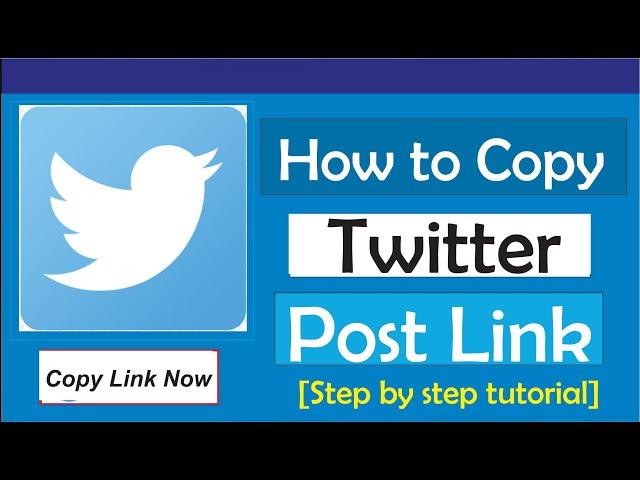 How To Copy Twitter Post Link