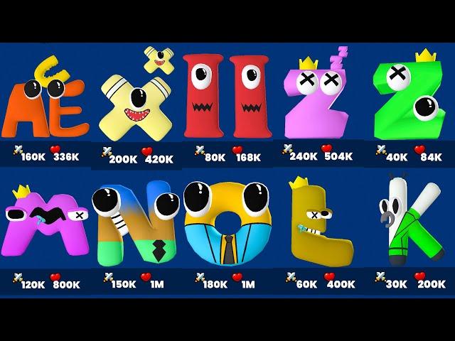 MERGE MASTER ALPHABET LORE MONSTER  Merge Battle Unlock All GamePlay - iOS, Android Part 3