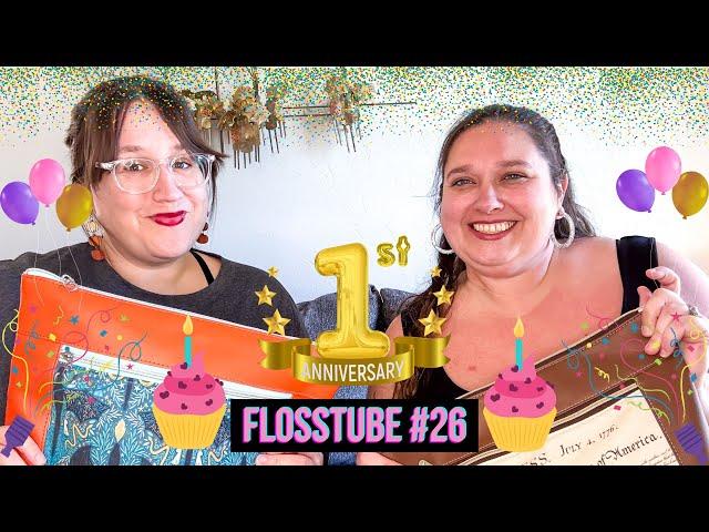 Flosstube 26: Celebrating One Year on Flosstube and #SamplerSeptember