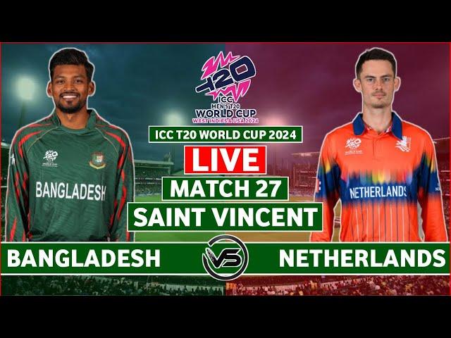 ICC T20 World Cup 2024 Live: Bangladesh vs Netherlands Live | BAN vs NED Live Scores & Commentary