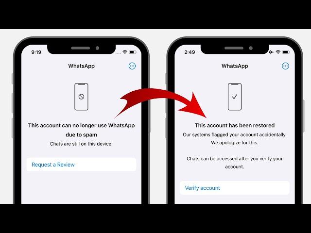 Fixed: This Account Can No Longer Use WhatsApp Due to Spam iPhone