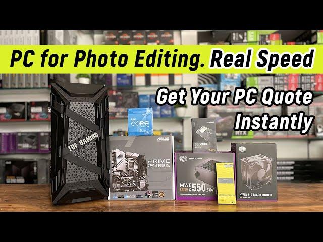 Photo Editing PC Under Your Budget | Fastest Adobe Photoshop & Adobe Lightroom PC Build