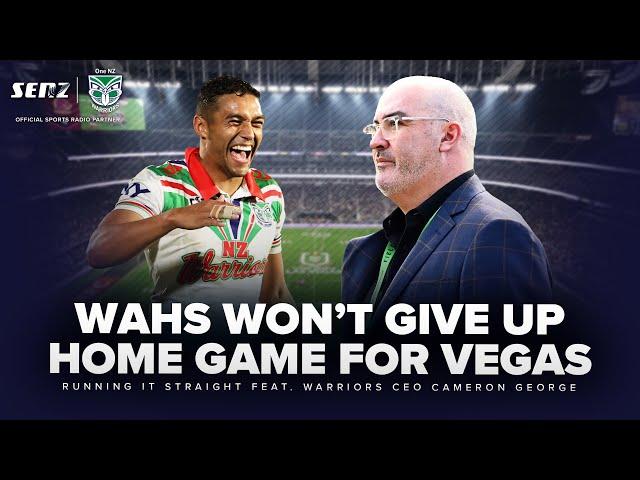 NZ Warriors CEO Cameron George on Bunker frustrations, Vegas and more | Running It Straight | SENZ