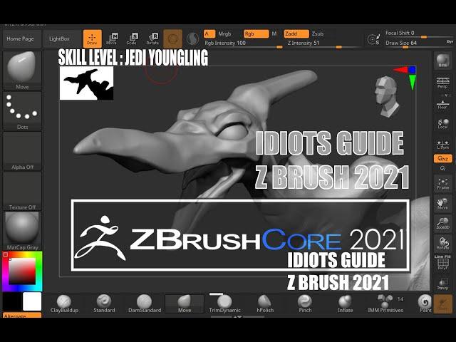 ZBrush core 2021  tutorial for idiots