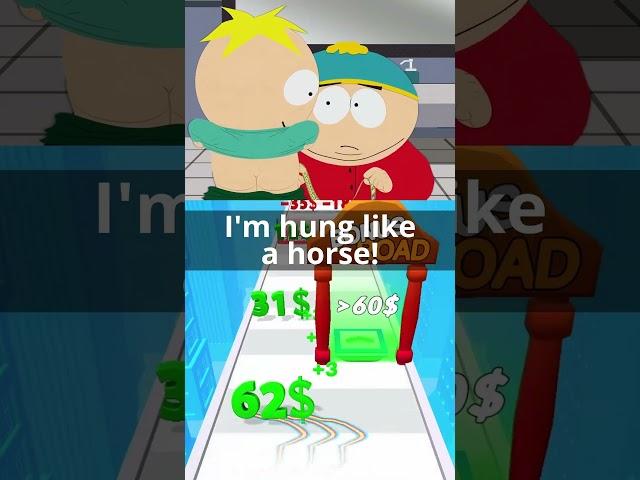 Eric MEASURES the BOYS?!  #southpark #game #shorts (Season 15 Episode 4 - T.M.I)