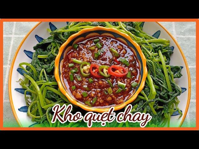 Cách làm kho quẹt chay bằng nước tương ăn kèm rau luộc siêu ngon | #223