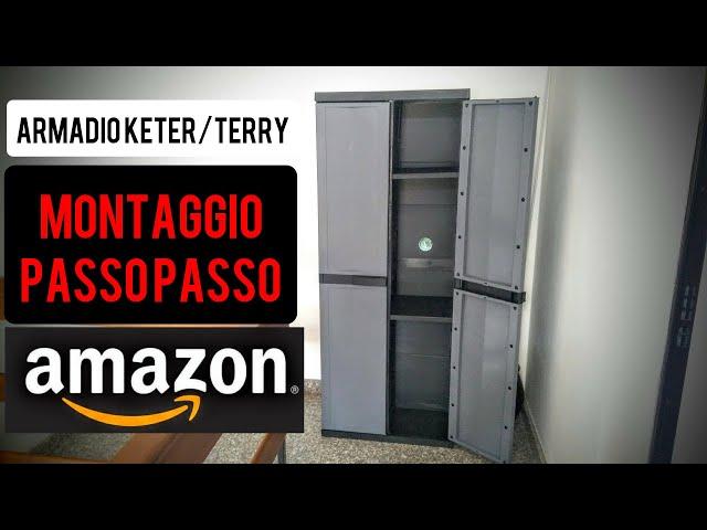 MONTAGGIO ARMADIO PER ESTERNI KETER TERRY TOOMAX | PLASTICA PVC | PORTASCOPE |TUTORIAL