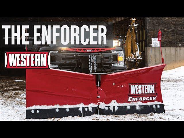 Western Enforcer V-Plow - A V-Plow for Half Ton Snowplow Trucks