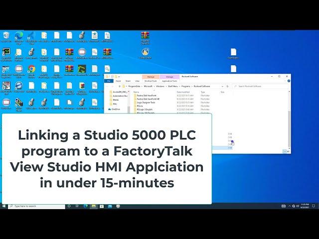 How a PLC Communicates with an HMI using FactoryTalk View SE with Studio 5000