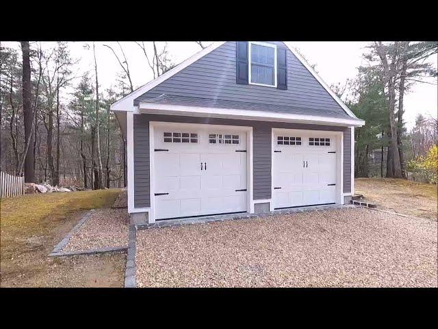 2 Car Garage 24x24 | Custom Design ManCave with Attic and Staircase