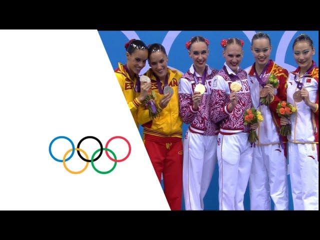 Russia's Ishchenko & Romashina Win Synchronized Duet Gold - London 2012 Olympics