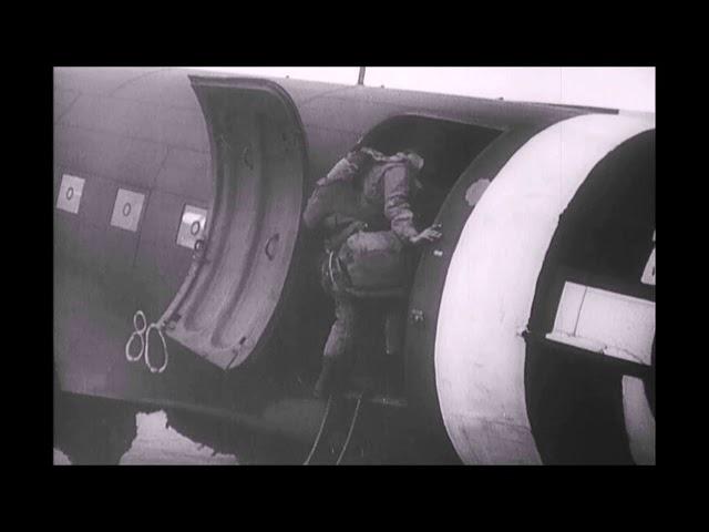 Video footage pathfinders WWII D-Day