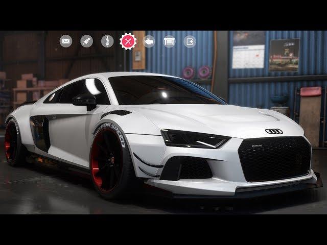 Need For Speed: Payback - Audi R8 V10 Plus - Customize | Tuning Car (PC HD) [1080p60FPS]