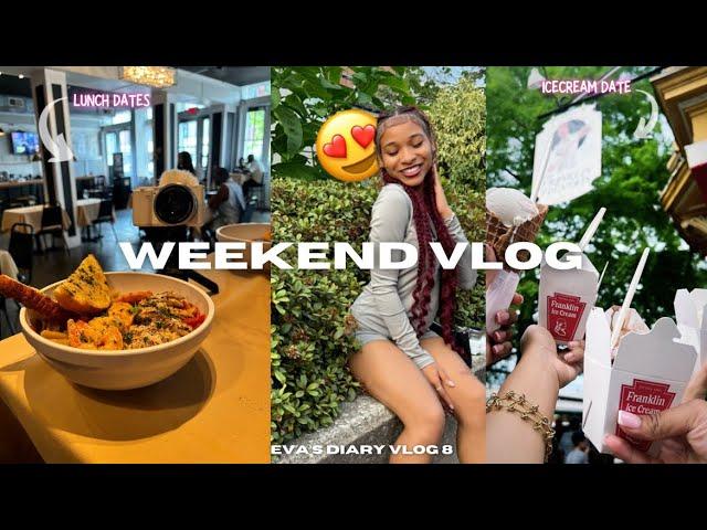 WEEKEND VLOG: I WENT ON 3 DATES 🫢(hair appointment, graduation cookout, driving + more)