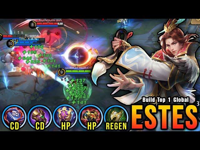 MVP Tank!! Estes Best Build 2023 (Insane Healing) - Build Top 1 Global Estes ~ MLBB