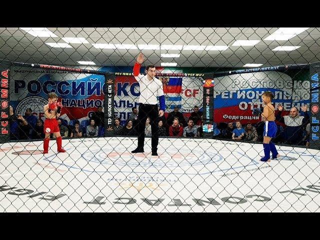 Соревнования по Ростовской области MMA FCF. Ярик чемпион. Школа Магдиева.